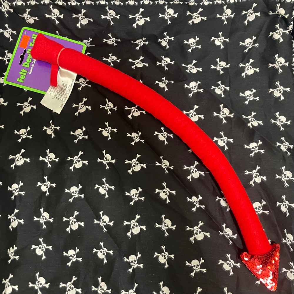 3/$15 NWT Rubie’s Felt Sequined Devil Tail Unisex Halloween Costume Accessory